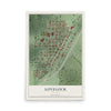 Map of Lovelock, Nevada, 12 x 18 inch unframed archival matte print