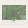 Panaca, Nevada map print, the full design