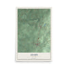 Adams, New York map print, 12" x 18" Archival Matte Print mockup
