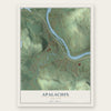 Apalachin, New York map print, the full design