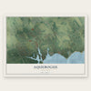 Aquebogue, New York map print, the full design