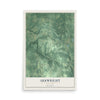 Arkwright, New York map print, 12" x 18" Archival Matte Print mockup