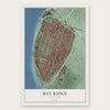 Bay Ridge, New York map print, the full design