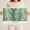 Berkshire, New York map print, 12" x 18" Archival Matte Print mockup
