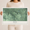 Berne, New York map print, 12" x 18" Archival Matte Print mockup