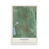 Blauvelt, New York map print, 12" x 18" Archival Matte Print mockup