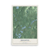 Map of Brighton, Franklin County, New York, 12 x 18 inch unframed archival matte print