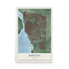 Buffalo, New York map print, 12" x 18" Archival Matte Print mockup