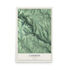 Cameron, New York map print, 12" x 18" Archival Matte Print mockup