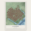 Canarsie, New York map print, the full design