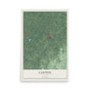 Canton, New York map print, 12" x 18" Archival Matte Print mockup