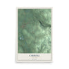 Carroll, New York map print, 12" x 18" Archival Matte Print mockup