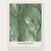 Chestertown, New York map print, the full design