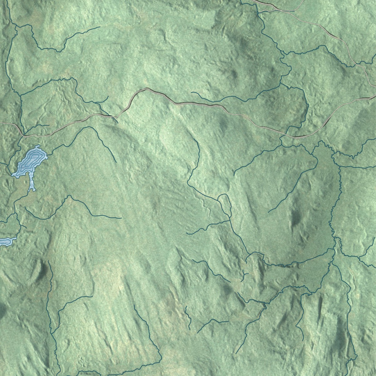 Close-up 1 of the Clare, New York map artwork