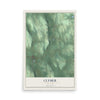 Clymer, New York map print, 12" x 18" Archival Matte Print mockup
