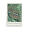 Corning City (Steuben County), New York map print, 12" x 18" Archival Matte Print mockup