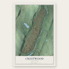 Crestwood, New York map print, the full design