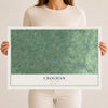 Croghan, New York map print, 12" x 18" Archival Matte Print mockup