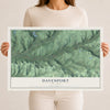 Davenport, New York map print, 12" x 18" Archival Matte Print mockup