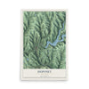 Deposit, New York map print, 12" x 18" Archival Matte Print mockup