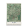 Dix Hills, New York map print, 12" x 18" Archival Matte Print mockup