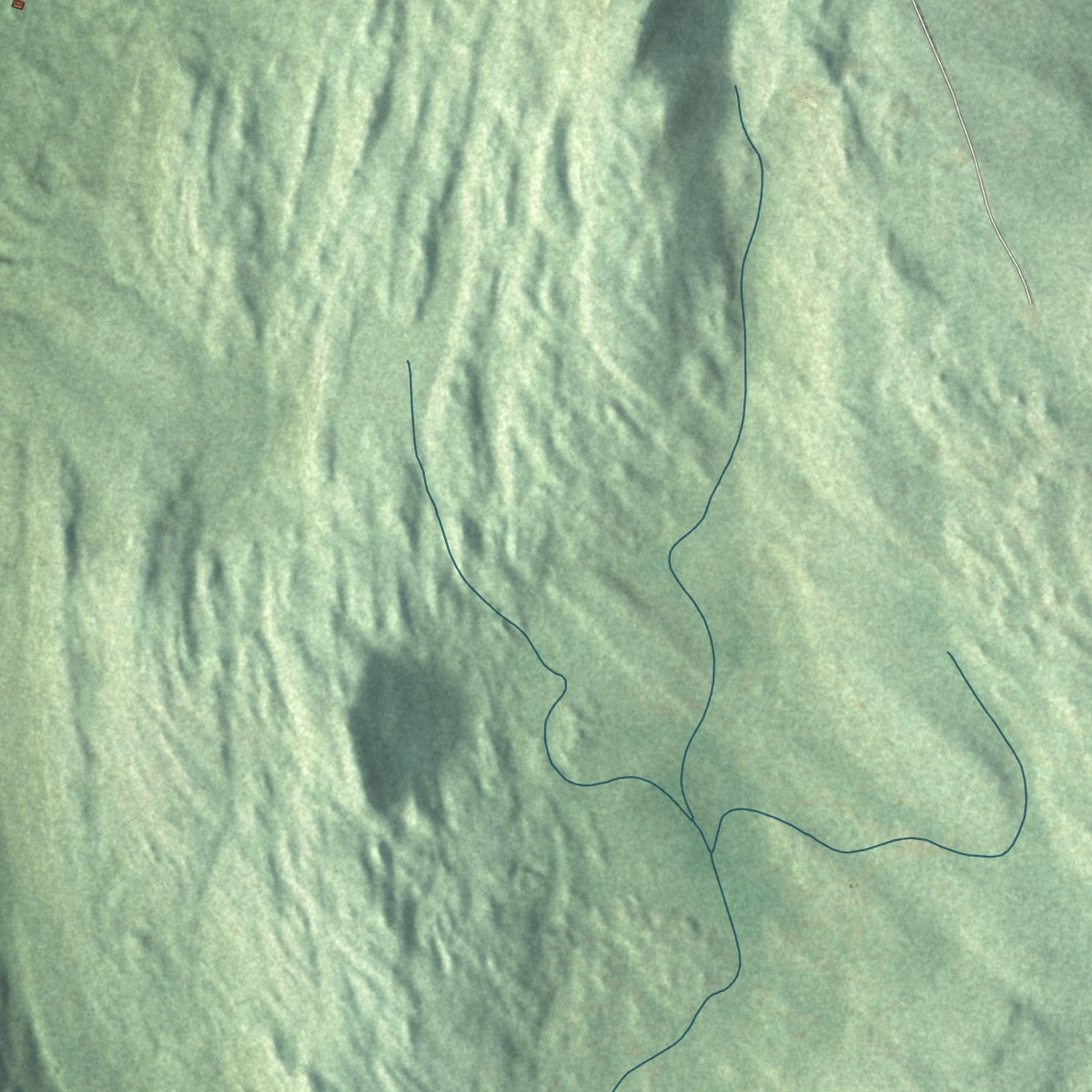 Close-up of the map of East Nassau, New York print showing street and building detail