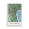 Map of the City of Geneva, Ontario County, New York, 12 x 18 inch unframed archival matte print
