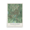 Goshen, New York map print, 12" x 18" Archival Matte Print mockup