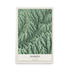 Hamden, New York map print, 12" x 18" Archival Matte Print mockup