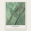 Hartsdale, New York map print, the full design