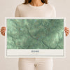 Hume, New York map print, 12" x 18" Archival Matte Print mockup