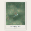La Fargeville, New York map print, the full design