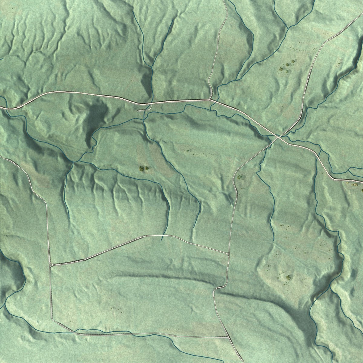 Close-up of the map of the Town of Little Falls, Herkimer County, New York print showing street and building detail