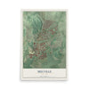 Melville, New York map print, 12" x 18" Archival Matte Print mockup
