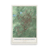 Map of Middletown, Orange County, New York, 12 x 18 inch unframed archival matte print