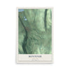 Montour, New York map print, 12" x 18" Archival Matte Print mockup