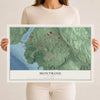 Montrose, New York map print, 12" x 18" Archival Matte Print mockup