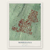 Morrisania, New York map print, the full design