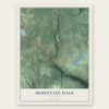 Mountain Dale, New York map print, the full design