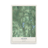 Nelson, New York map print, 12" x 18" Archival Matte Print mockup