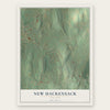 New Hackensack, New York map print, the full design