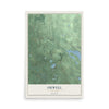 Orwell, New York map print, 12" x 18" Archival Matte Print mockup