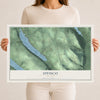 Otisco, New York map print, 12" x 18" Archival Matte Print mockup