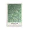 Parishville, New York map print, 12" x 18" Archival Matte Print mockup