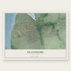 Plandome, New York map print, the full design