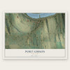 Port Gibson, New York map print, the full design