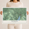 Richfield, New York map print, 12" x 18" Archival Matte Print mockup