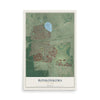 Ronkonkoma, New York map print, 12" x 18" Archival Matte Print mockup