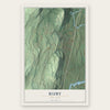 Ruby, New York map print, the full design