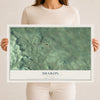 Sharon, New York map print, 12" x 18" Archival Matte Print mockup